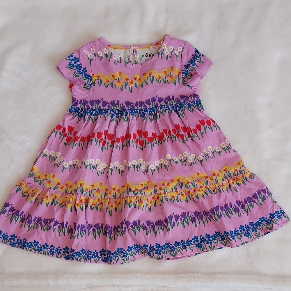 Mini Boden Ariel Twirly Jersey Dress